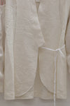 marc le bihan stitching kimono jacket 2201-E21 OFF WHITE